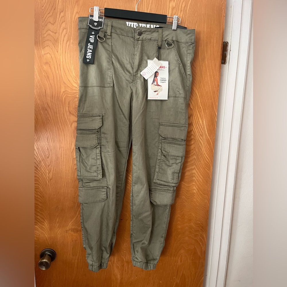 VIP Jeans Olive Cargo Pants 13